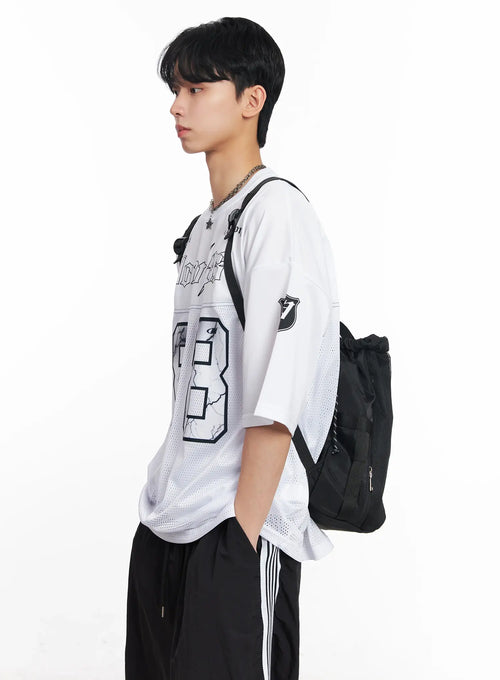 Feluen | Men's Mesh Drawstring Backpack
