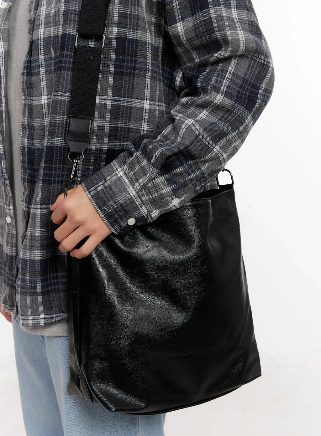 Gabin | Faux Leather Shoulder Bag