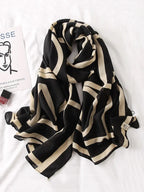 Madison | Printed Sun-Protective Silk Scarf