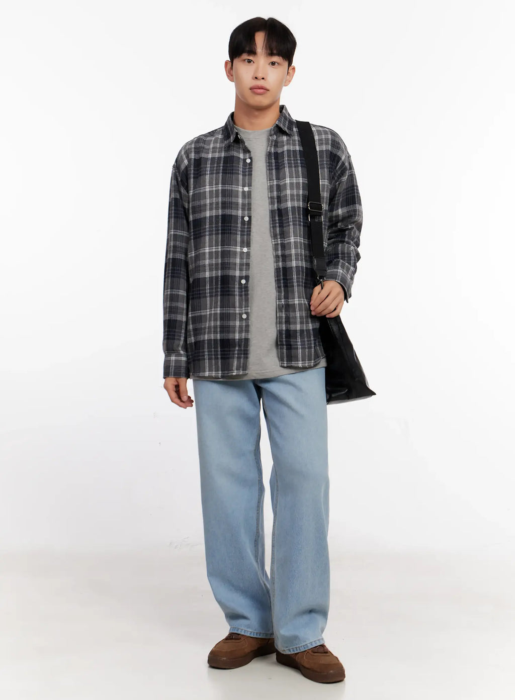 Gabin | Faux Leather Shoulder Bag