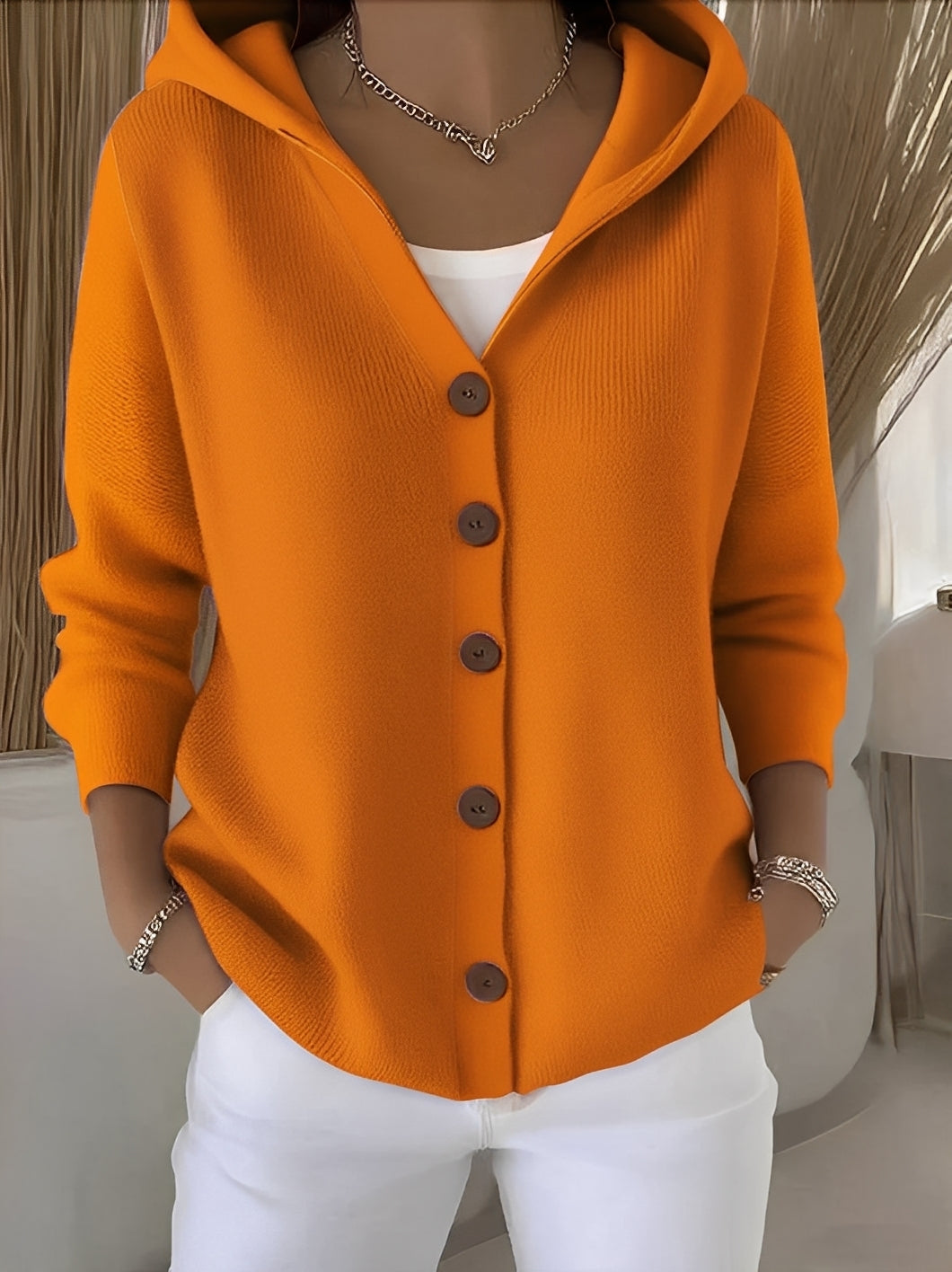 Women's Hooded Cardigan | Soft & Comfortable