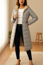 Women's Long Jacket | Hood & Soft Lining