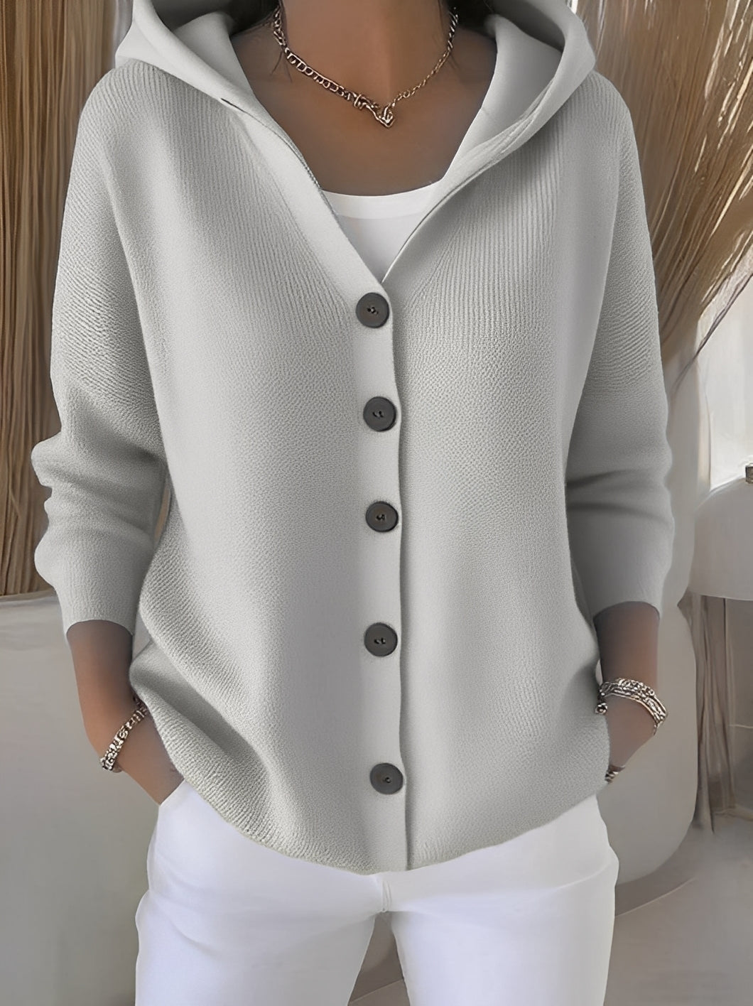 Women's Hooded Cardigan | Soft & Comfortable
