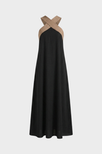 Women's Halter Maxi Dress | Sleeveless