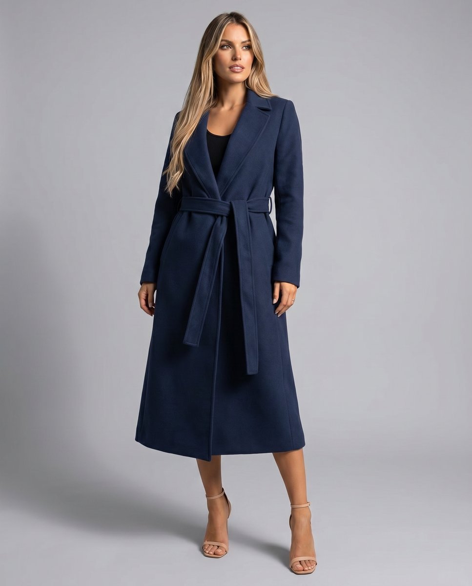 Women's Trench Coat | Belted Waist & Timeless Elegance