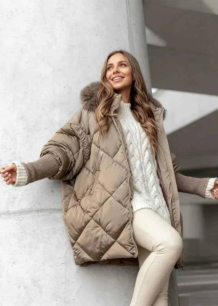 Women's Winter Jacket | Hooded & Snug and Warm