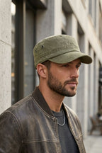 Men's Military Cap | Adjustable Strap