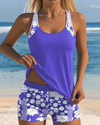 Sab | Comfortable Two-Piece Swimsuit with Floral Beach Style