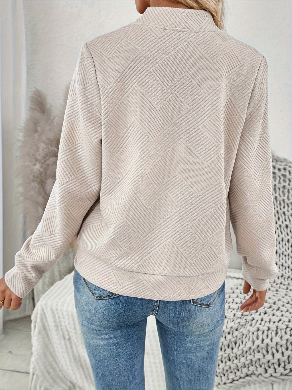 Women's Bomber Jacket | Zip & Elasticated Cuffs