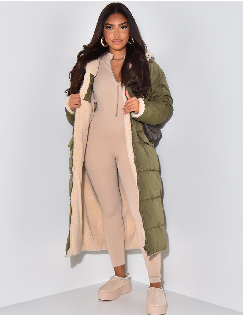 Women's Winter Jacket | Reversible Design & Warm Lining