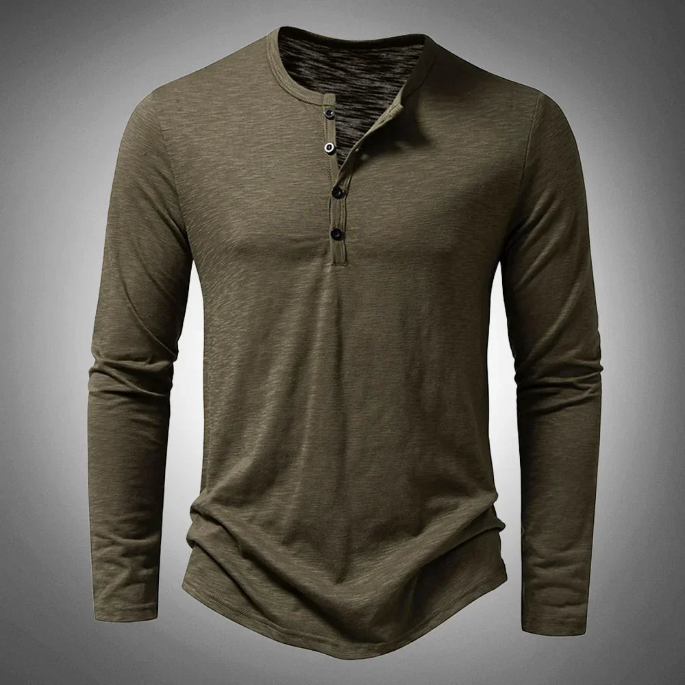 Men's Casual Shirt | Long Sleeves & All-Day Comfort