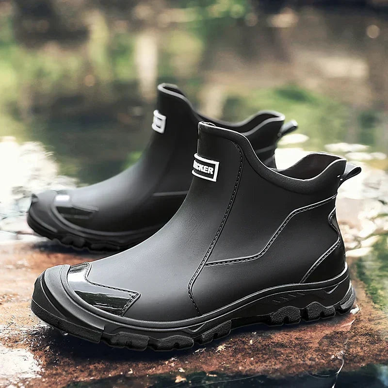 Men's Knee-High Wellies | Waterproof & Non-Slip