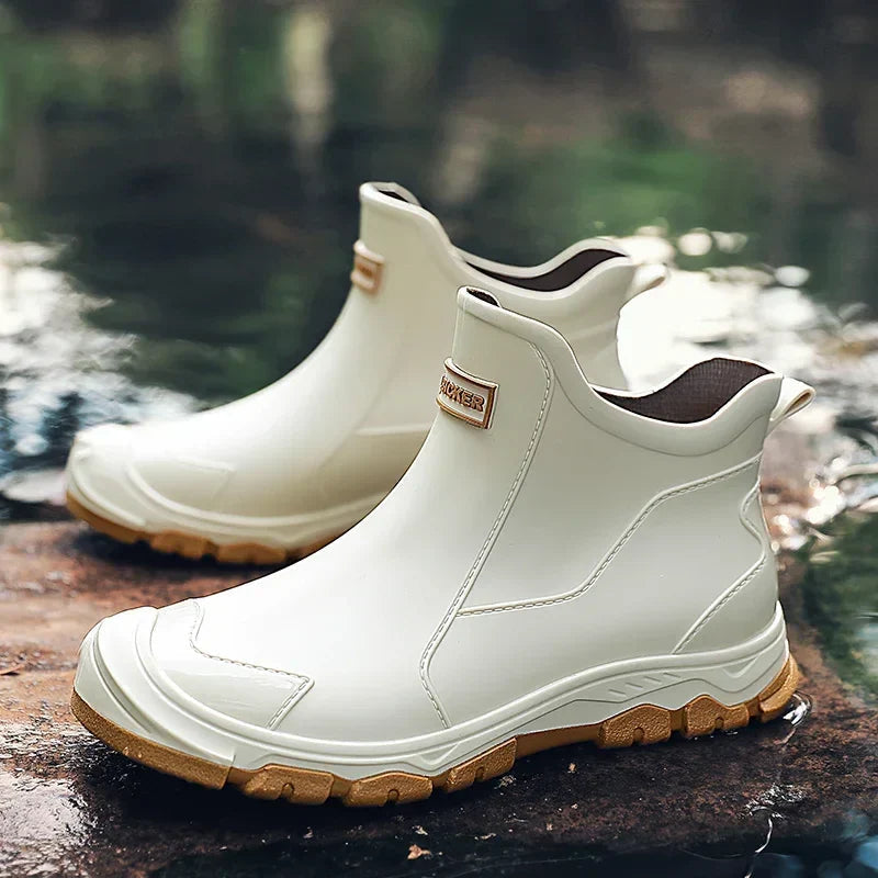 Men's Knee-High Wellies | Waterproof & Non-Slip