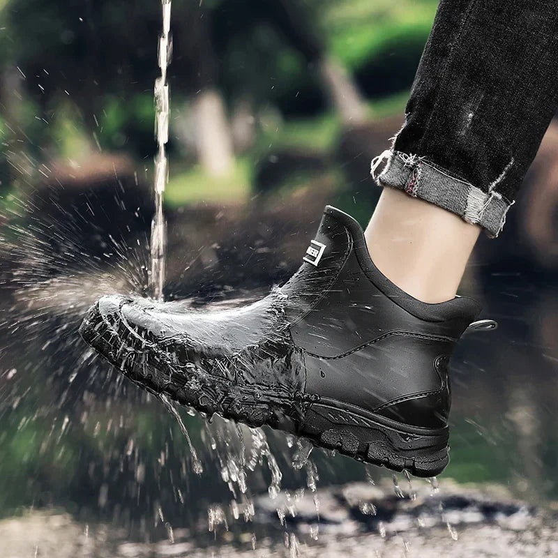 Men's Knee-High Wellies | Waterproof & Non-Slip