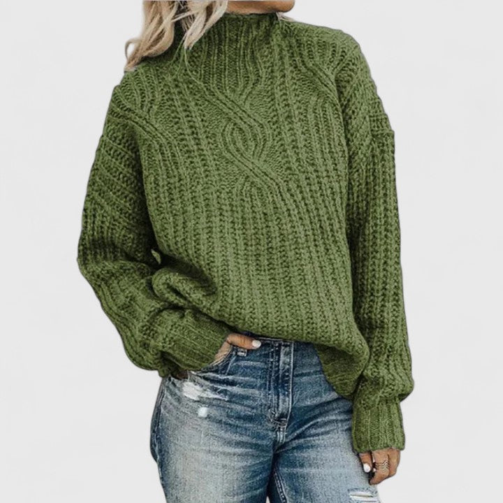 Women's Winter Jumper | Ribbed & Long Sleeves