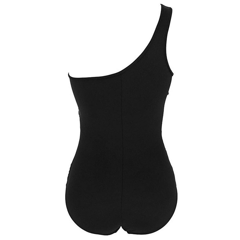 Ayla | Elegant Plus-Size One-Shoulder Swimsuit