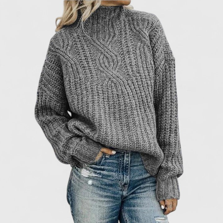 Women's Winter Jumper | Ribbed & Long Sleeves