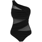Ayla | Elegant Plus-Size One-Shoulder Swimsuit