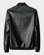 Men's Jacket | Bomber Look with Stand Collar & Zip Pockets