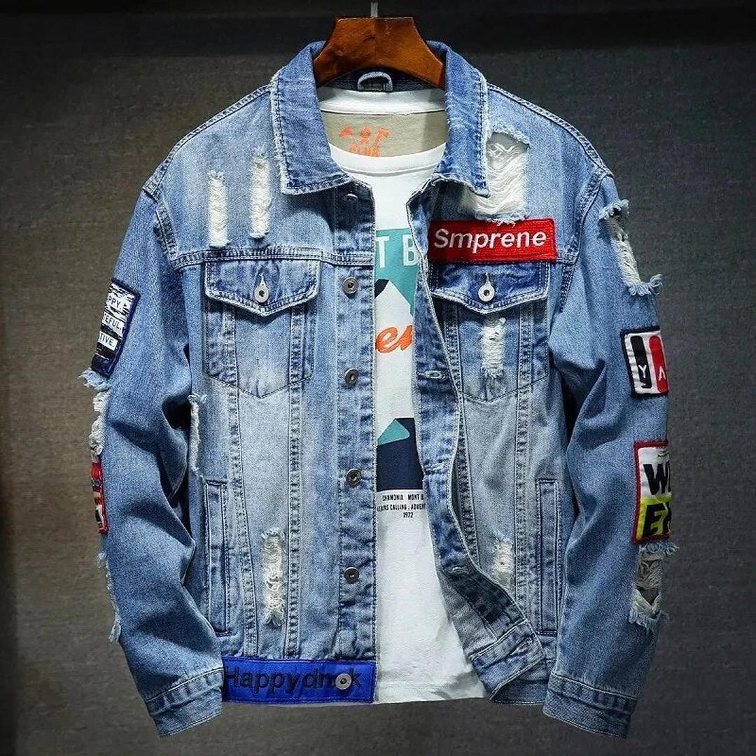 Men's Jacket | Distressed Look & Street Style