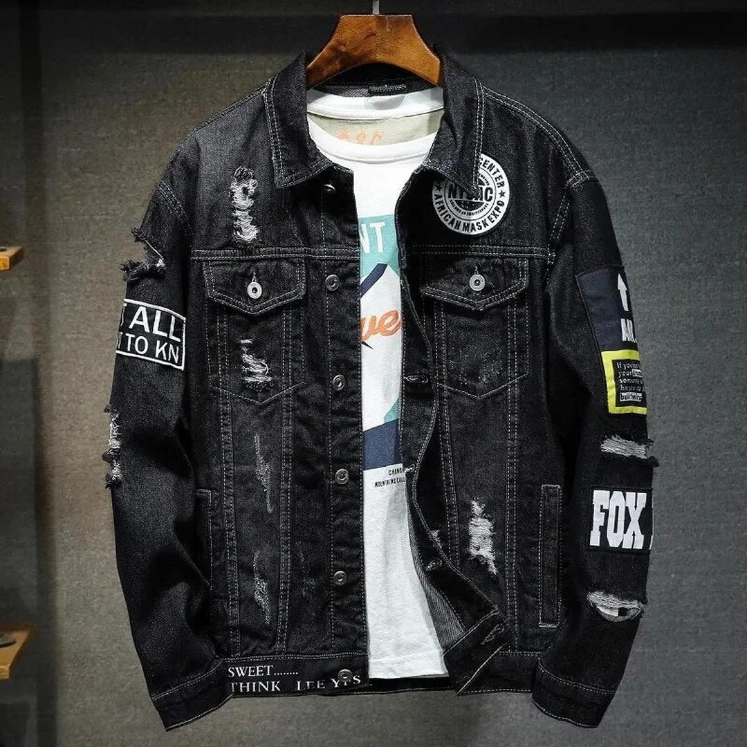 Men's Jacket | Distressed Look & Street Style