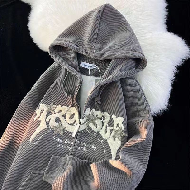 Women's Hoodie | Embroidered Lettering & Oversized Style