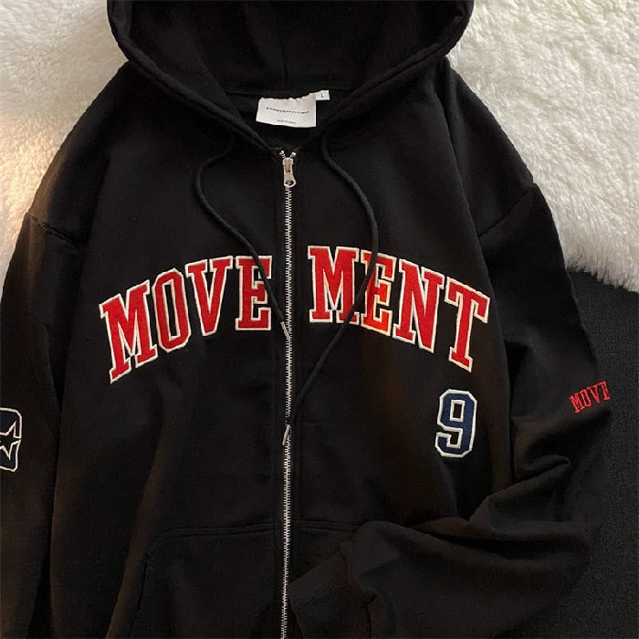 Women's Hoodie | Varsity Style & Zip