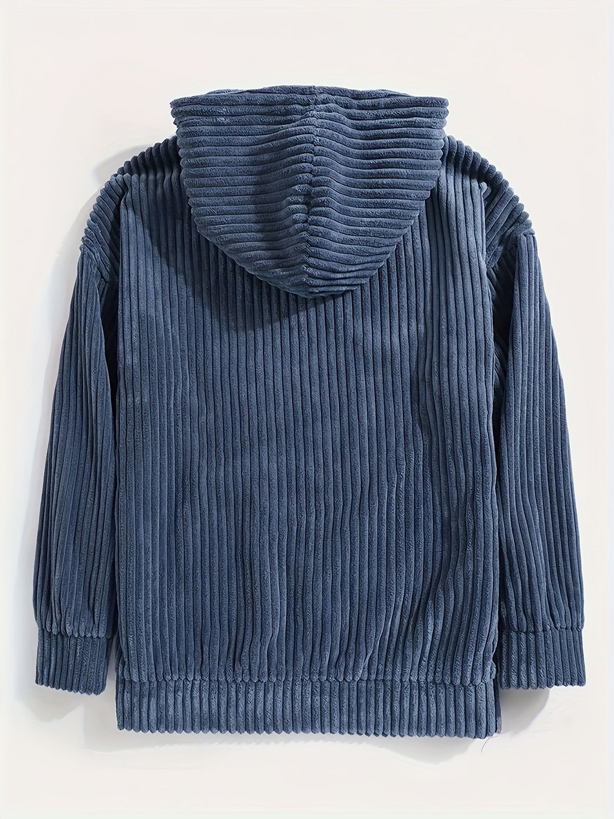 Women's Hoodie | Corduroy Look & Wide Rib Texture