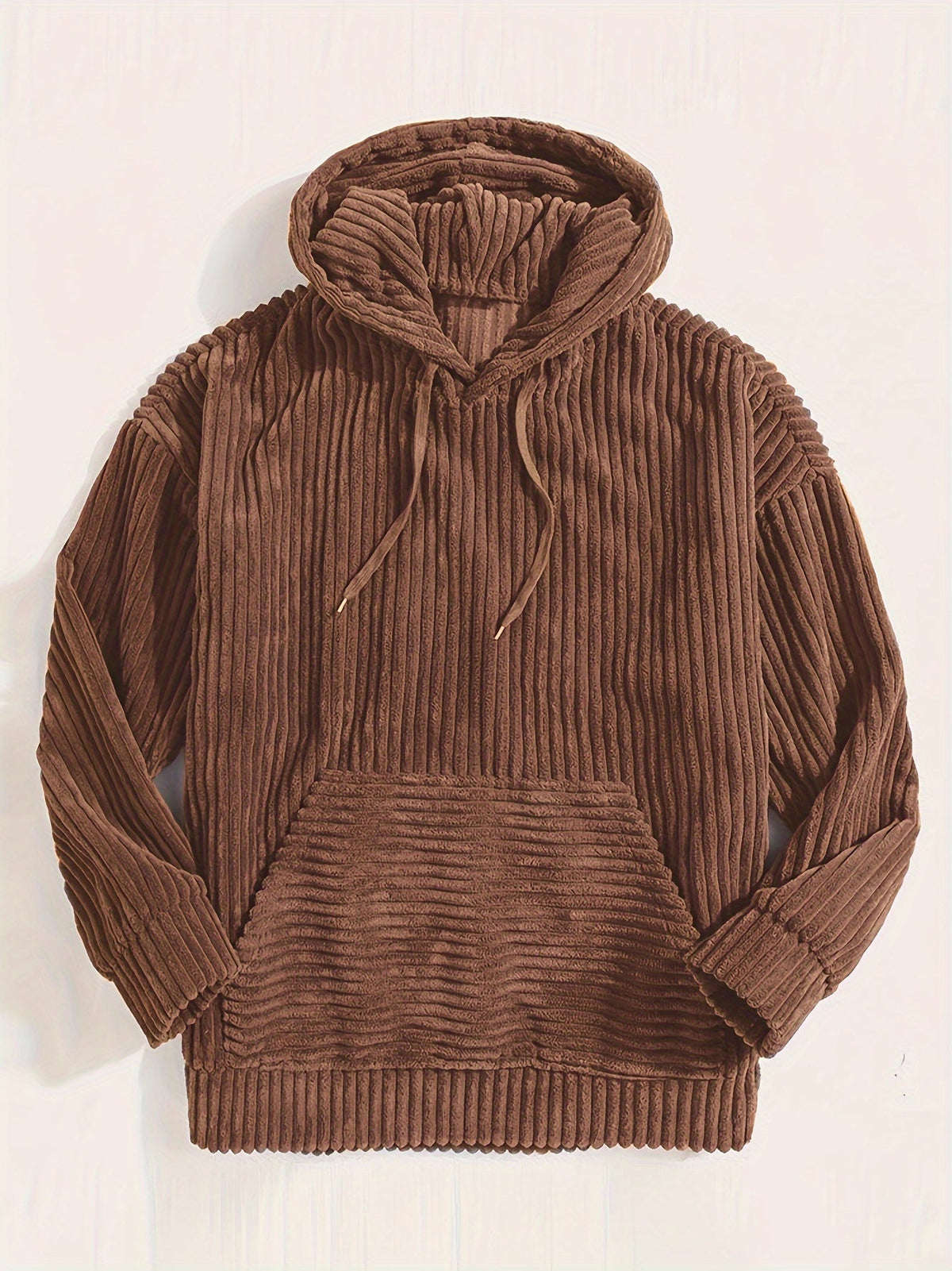Women's Hoodie | Corduroy Look & Wide Rib Texture
