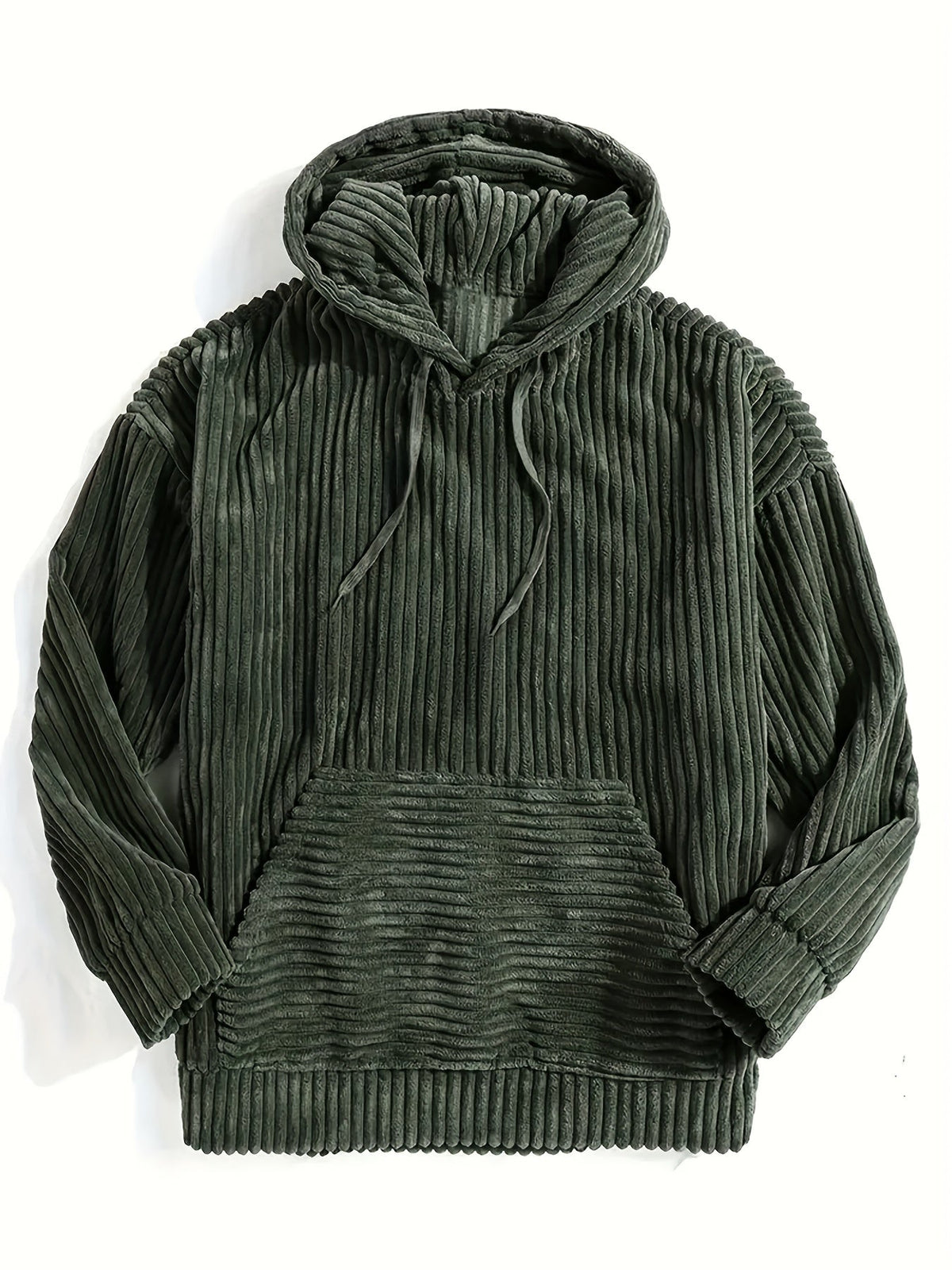 Women's Hoodie | Corduroy Look & Wide Rib Texture