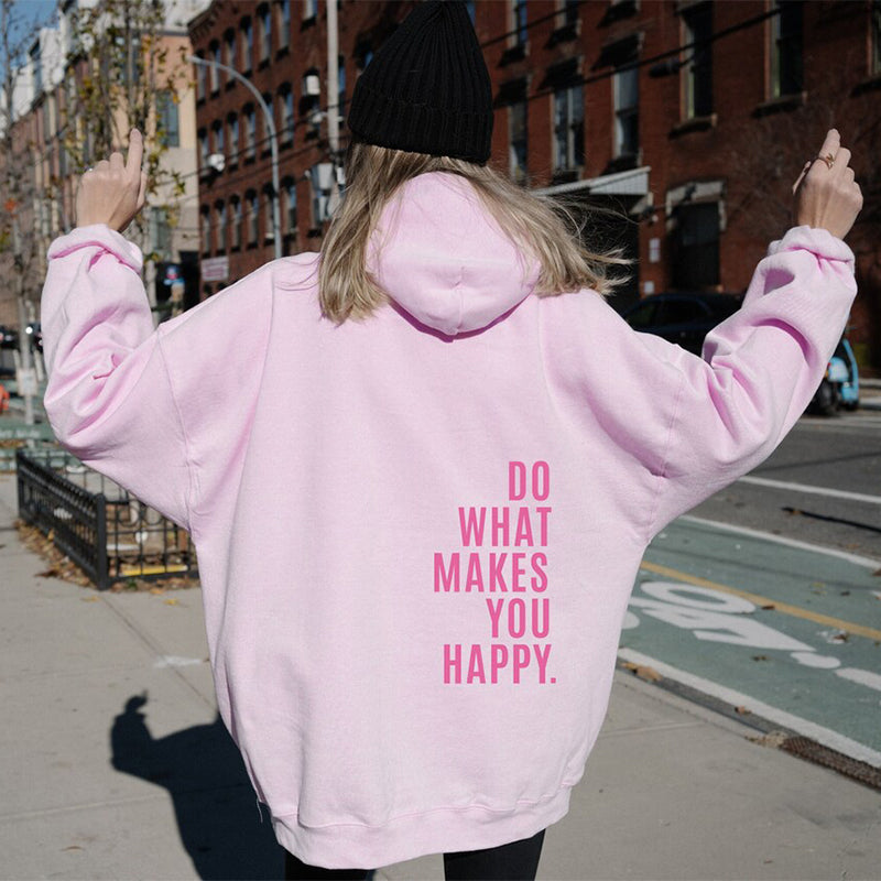 Women's Hoodie | Hood & Back Print