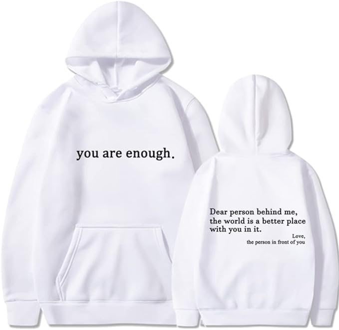Women's Hoodie | Slogan Print & Hood