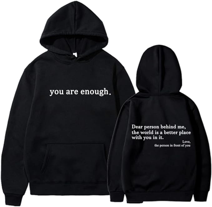 Women's Hoodie | Slogan Print & Hood