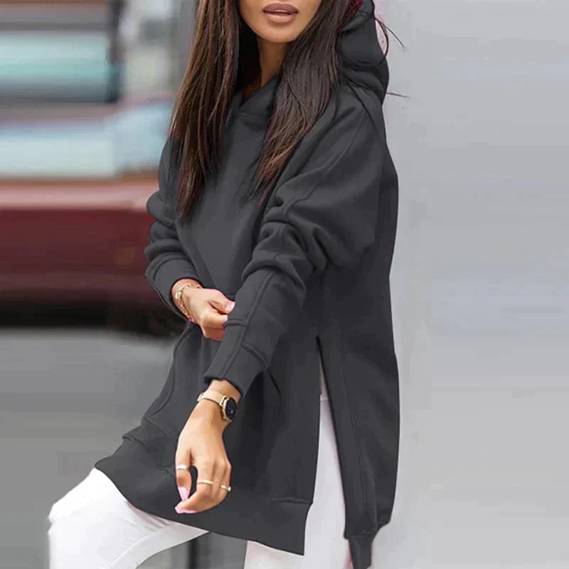 Women's Hoodie | Oversized Cut & Side Slits