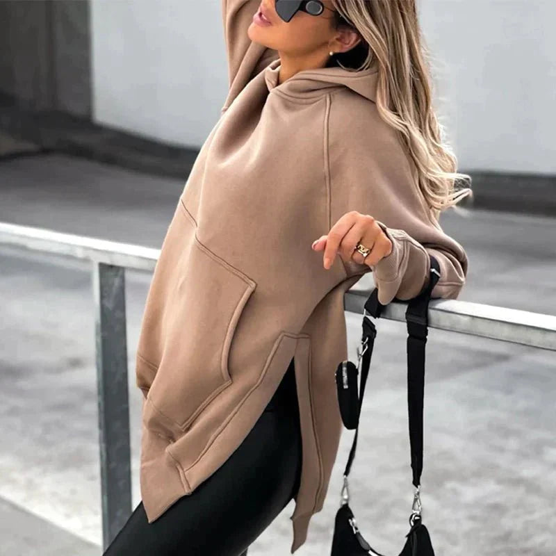 Women's Hoodie | Oversized Cut & Side Slits