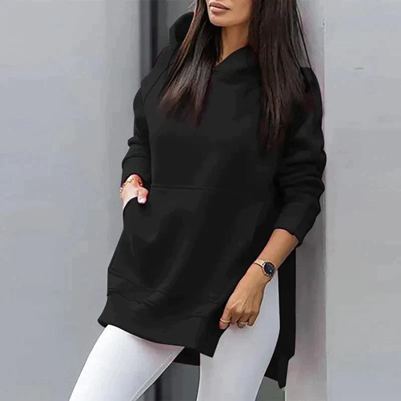 Women's Hoodie | Oversized Cut & Side Slits