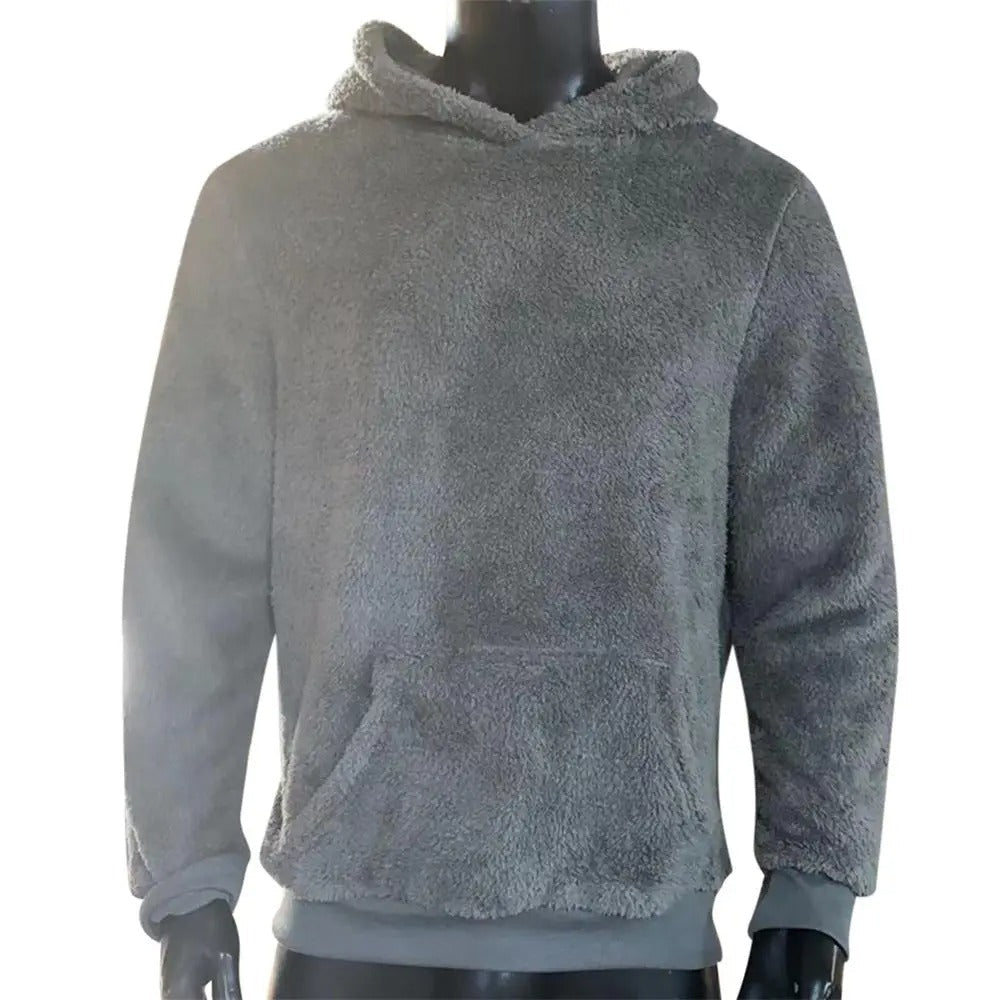 Men's Hoodie | Teddy Style & Kangaroo Pocket