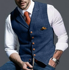 Men's Button Waistcoat | Slim Silhouette & Comfort