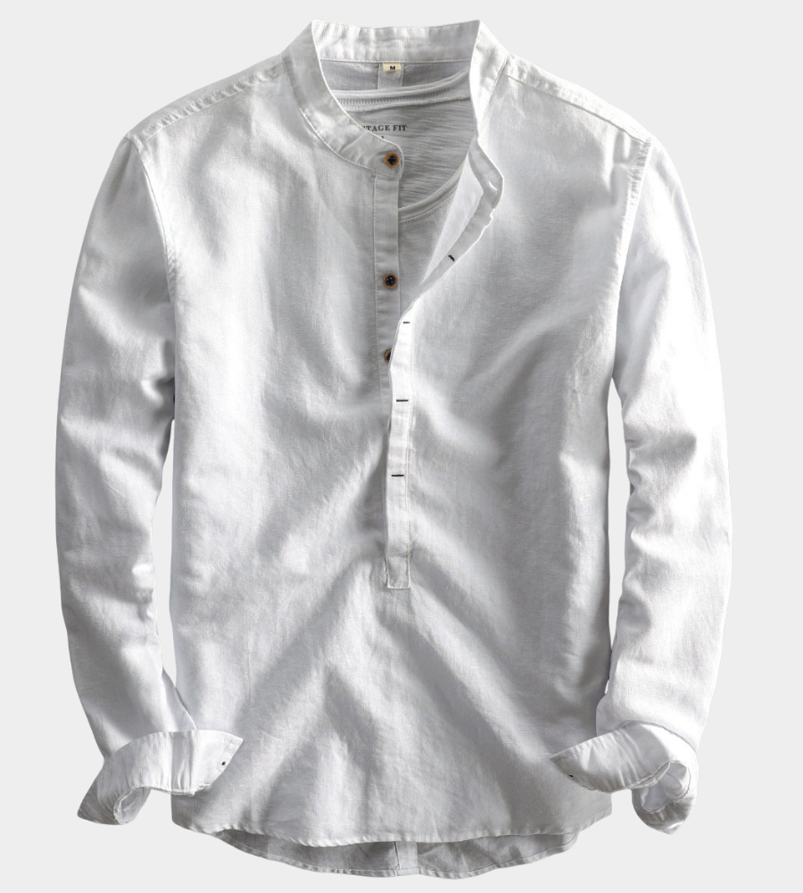 Men's Long Sleeve Henley Shirt | Versatile