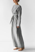 Women's Long Sleeve Dress | Maxi Length & Elegant