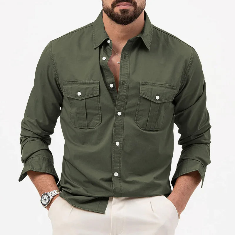 Men's Long Sleeve Polo | Utility & Versatile