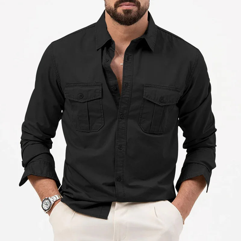 Men's Long Sleeve Polo | Utility & Versatile