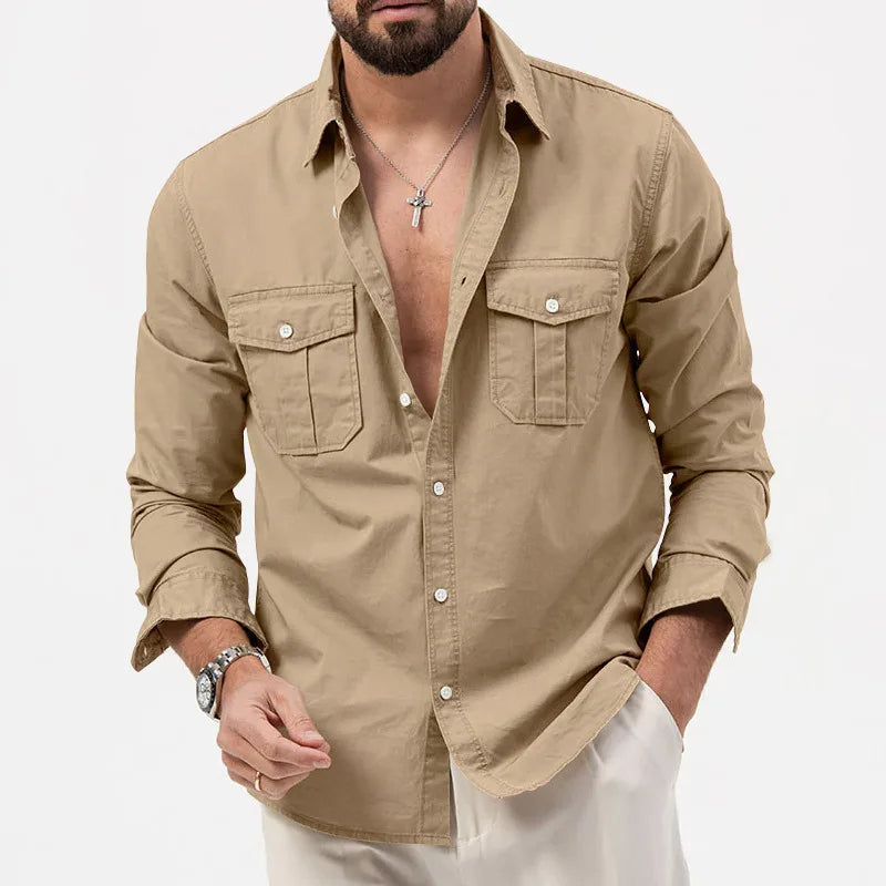 Men's Long Sleeve Polo | Utility & Versatile