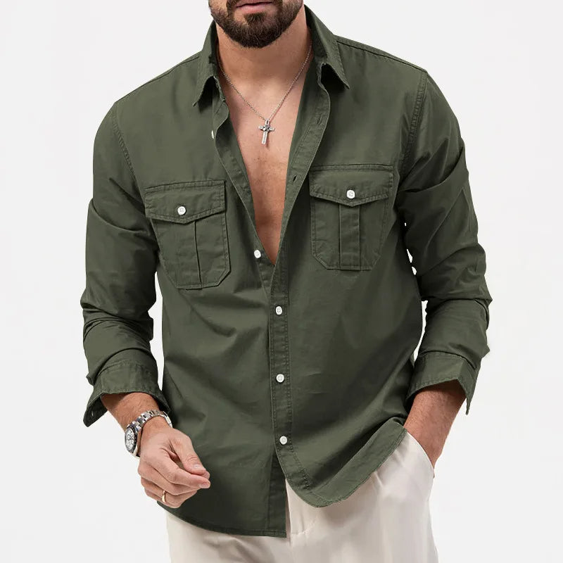 Men's Long Sleeve Polo | Utility & Versatile