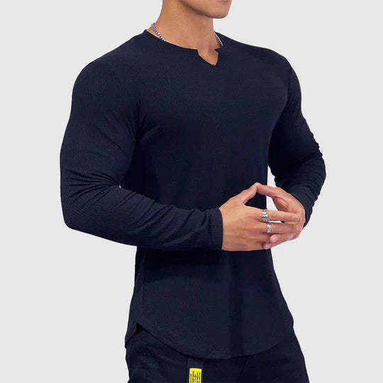 Men's Long Sleeve Top | Fitted & Comfortable
