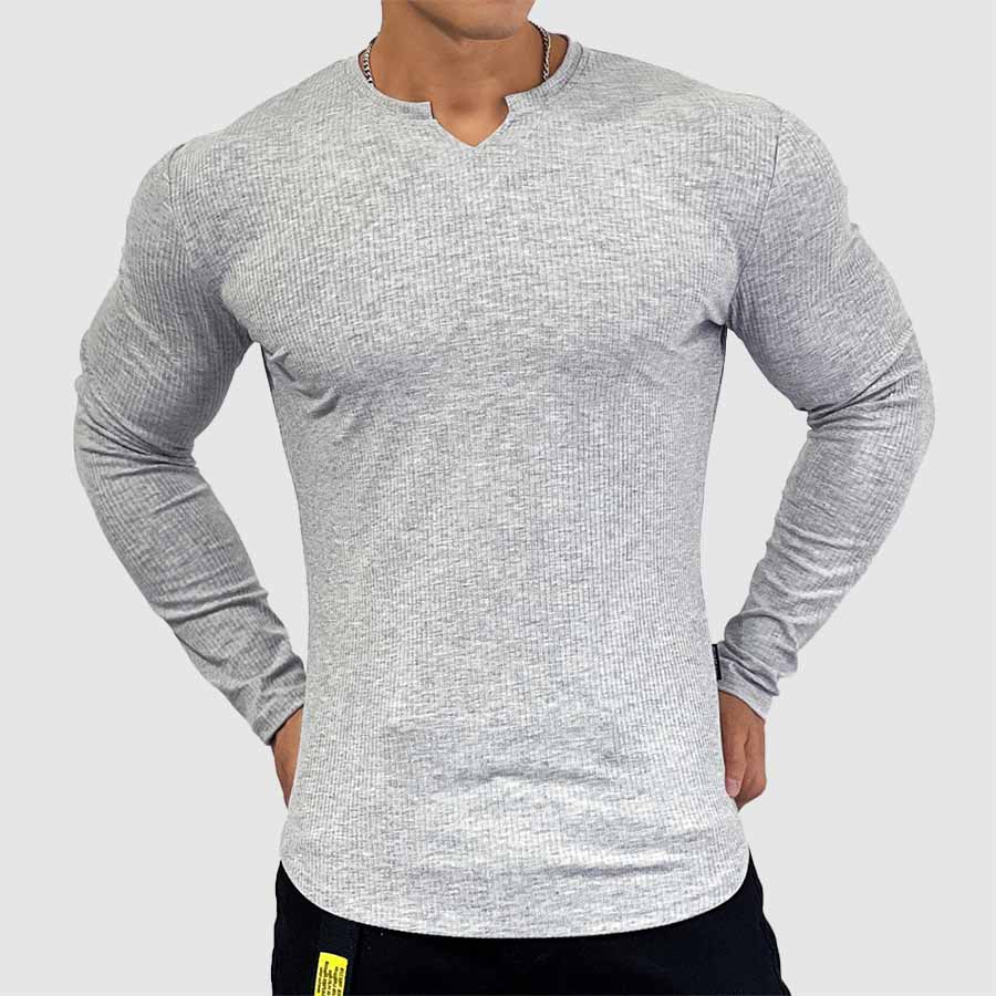 Men's Long Sleeve Top | Fitted & Comfortable