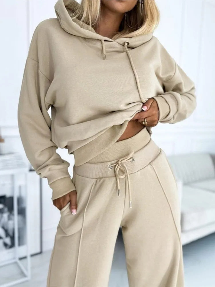 Women's Loungewear Set | Hooded & Warm