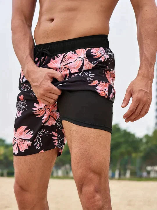 Zack | Tropical Quick-Dry Shorts