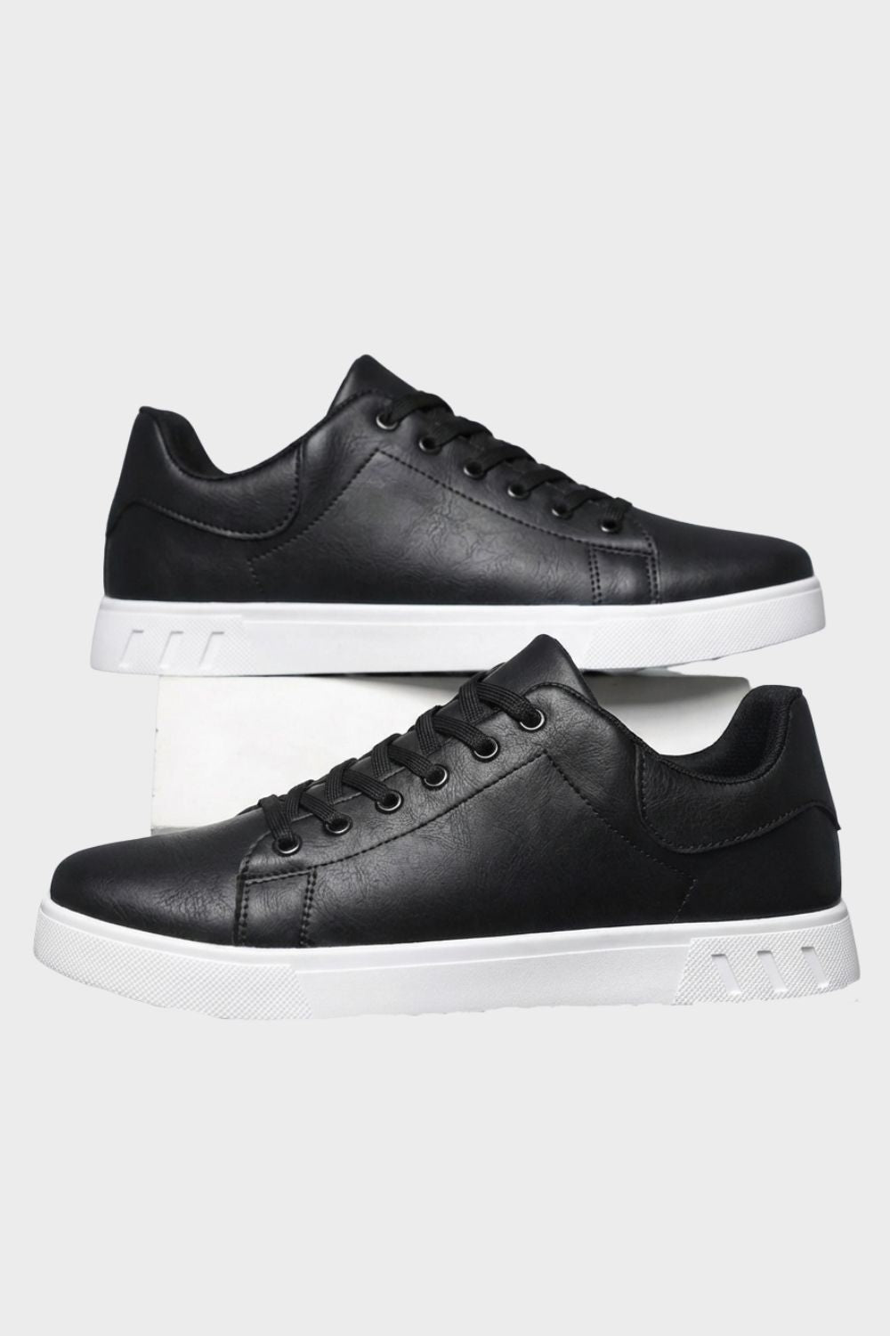 Men's Sneakers with Laces and White Sole