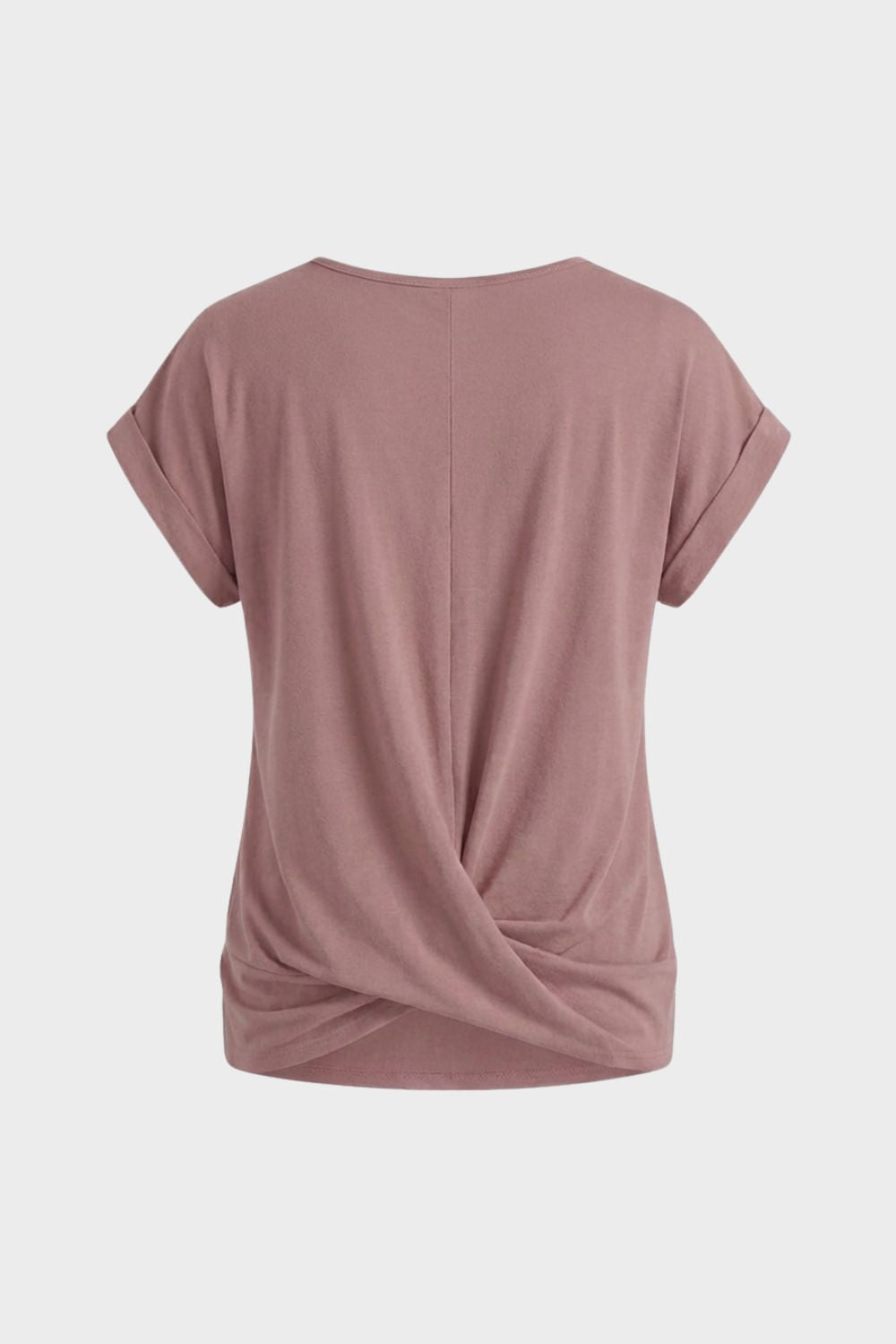 Women's V-Neck T-Shirt with Knot